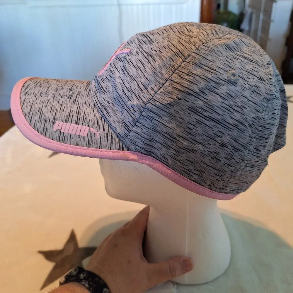 Puma Womens Evercat Taylor Running Cap Grey/Pink - Picture 3 of 9